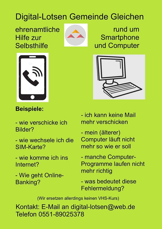 Digitallotsen - Vorstellung&nbsp;&copy;&nbsp;Gemeinde Gleichen