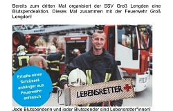 Ankündigung Blutspende