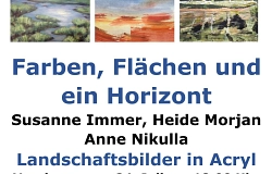 Ausstellung - Landschaftsbilder in Acryl