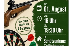Cliquenschießen-Einladung
