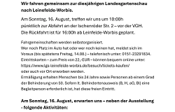 Einladung zur Landesgartenschau