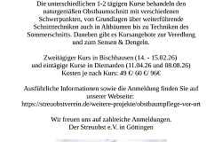 Obstbaumschnittkurs